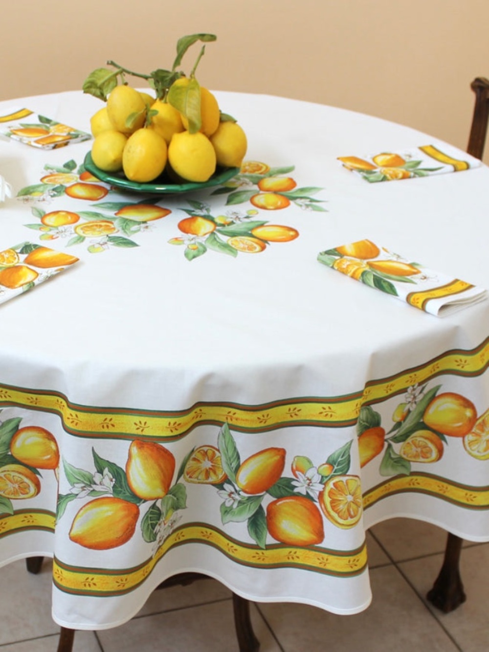 Coated Colton tablecloth France